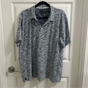 💥Wallin Bros. Gray Polo Golf Shirt Short Sleeve, Mens size XXL 100% Cotton